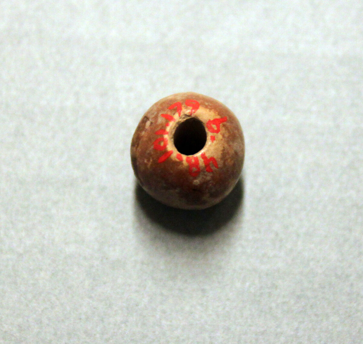 Bead, Stone; cut and drilled