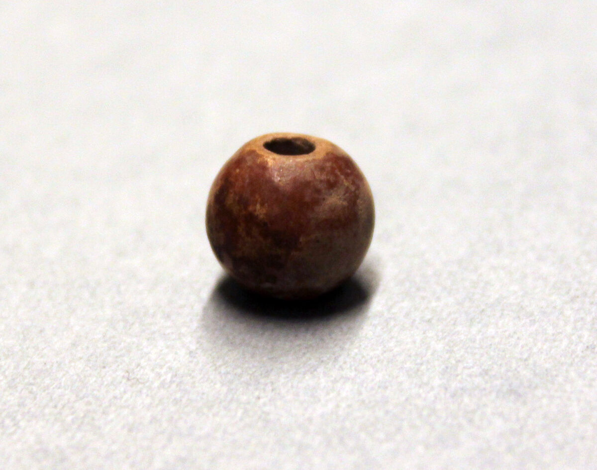 Bead, Stone; cut and drilled 