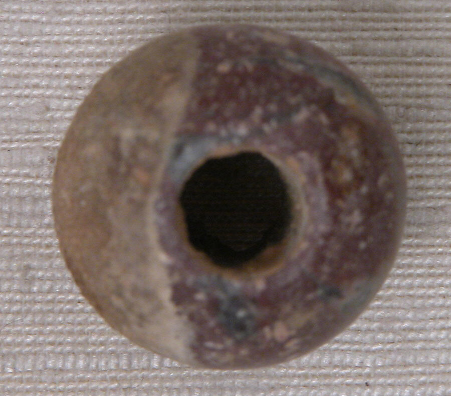 Beads, Agate (?); cut