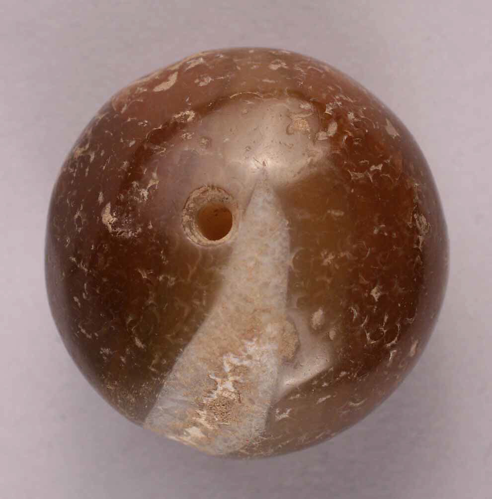 Bead, Stone; cut and drilled