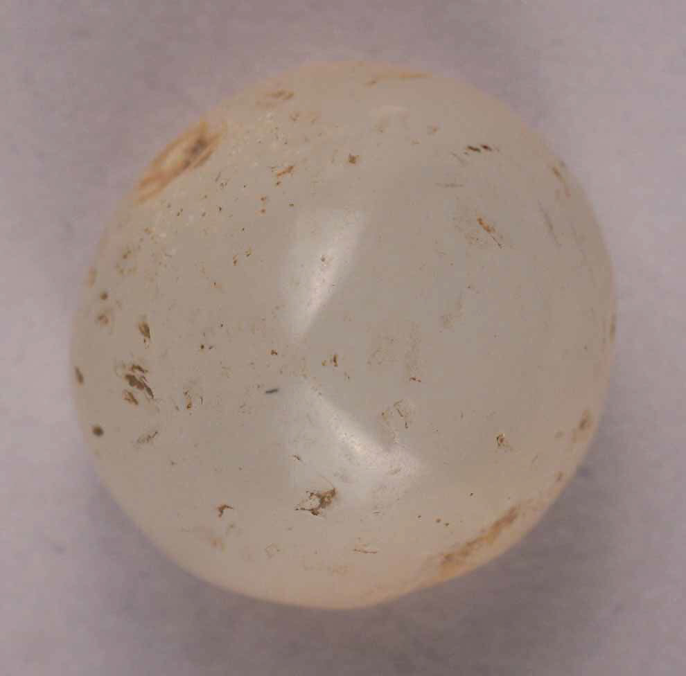 Chess Piece, Alabaster; carved 