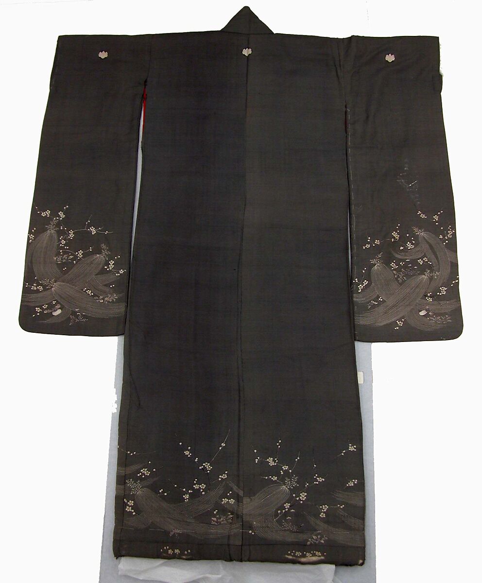 Woman's Robe, Silk tabby, Japan 
