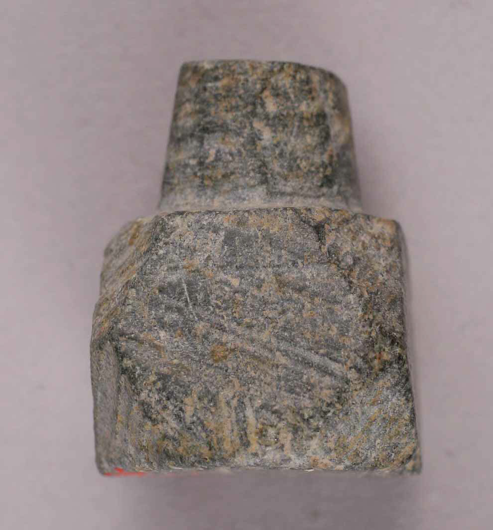 Knob, Stone; carved 