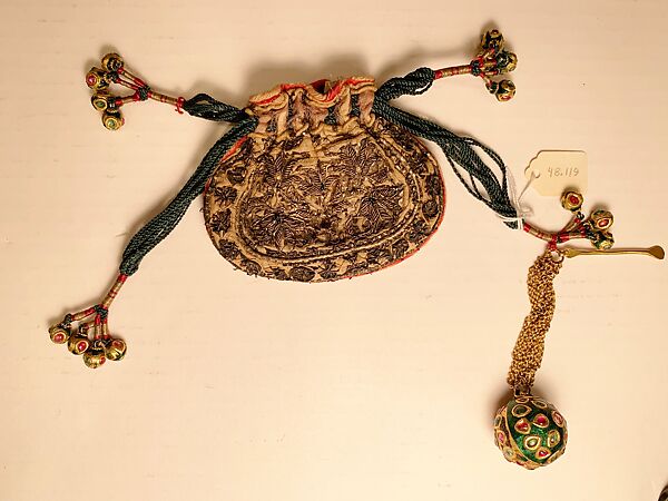 Bag, Linen and stones