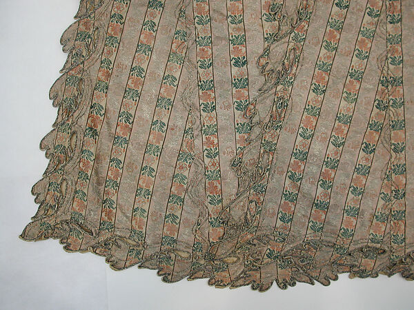 Robe (Yelek), Robe: Silk, metal wrapped thread; brocaded
Trim: Metal wrapped thread; braided