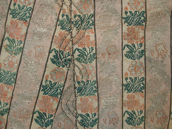 Robe (Yelek), Robe: Silk, metal wrapped thread; brocaded
Trim: Metal wrapped thread; braided