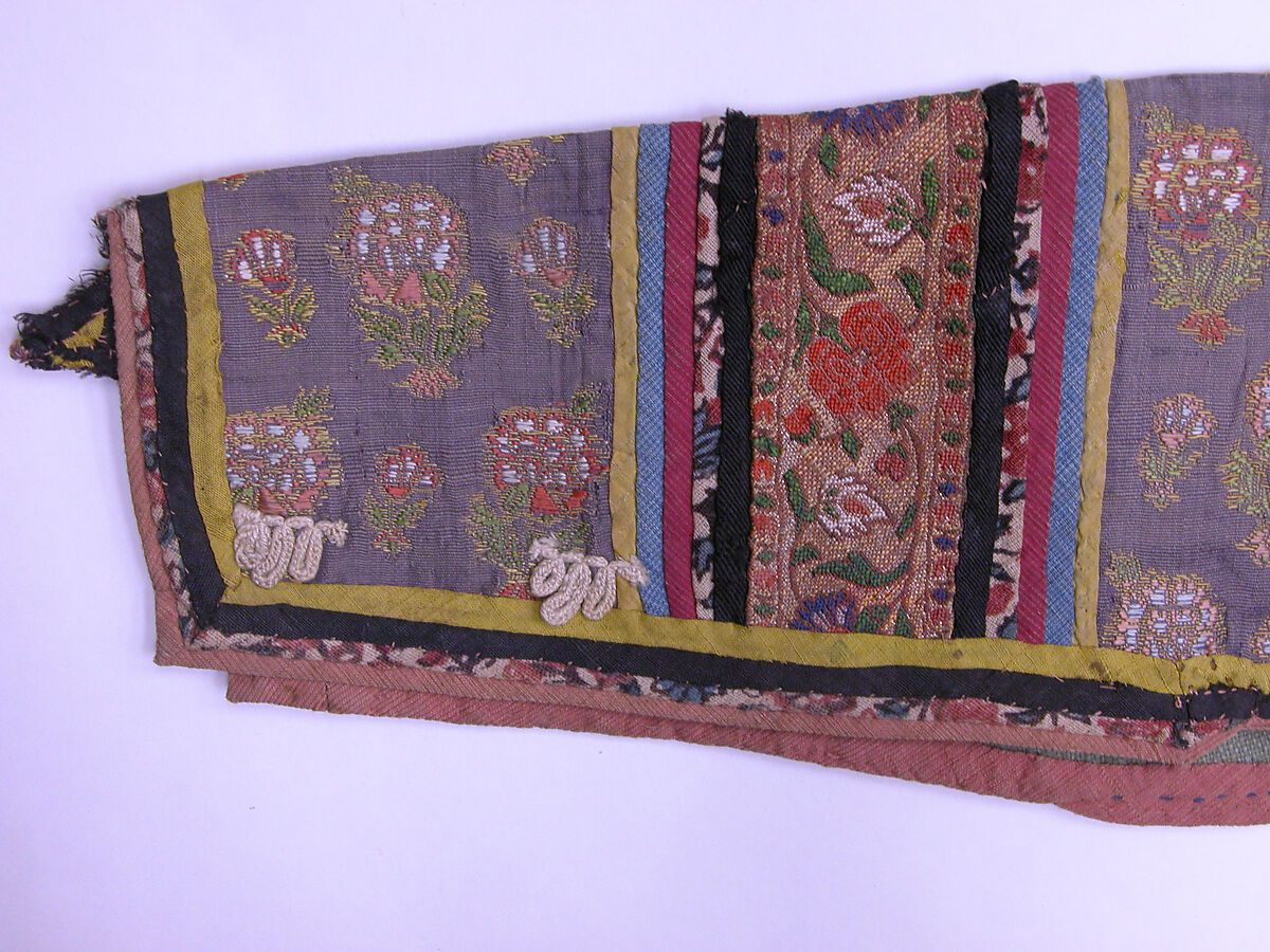 Coat, Silk, cotton, metal wrapped thread