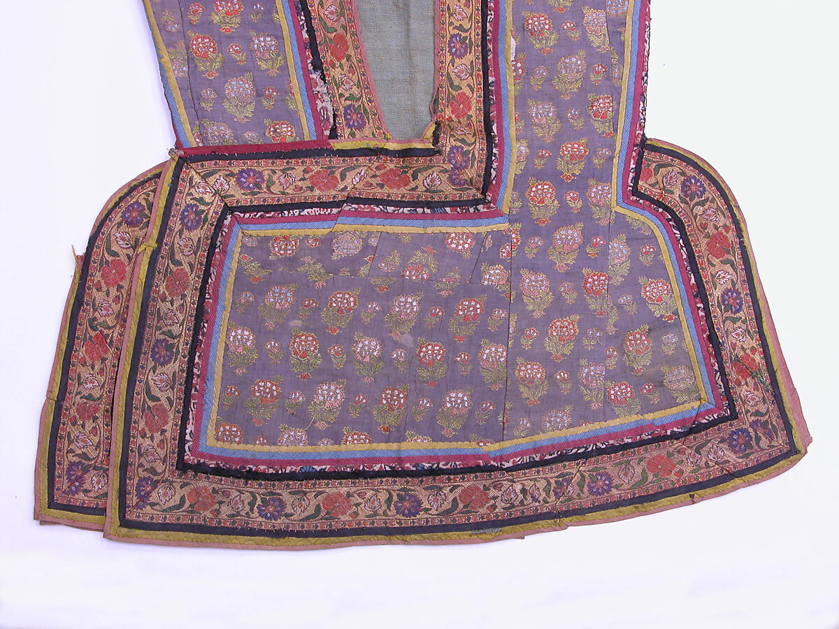 Coat, Silk, cotton, metal wrapped thread