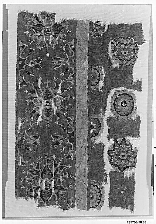 Woven Tapestry Fragment, Wool; tapestry weave