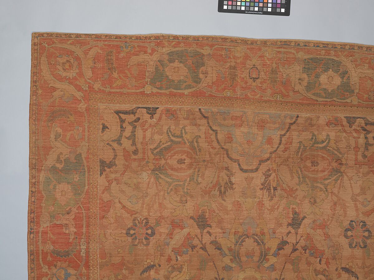 The "Doria" Carpet, Silk (warp, weft, and pile), metal wrapped thread; asymmetrically knotted pile, brocaded