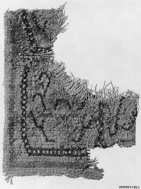 Carpet Fragment, Wool 