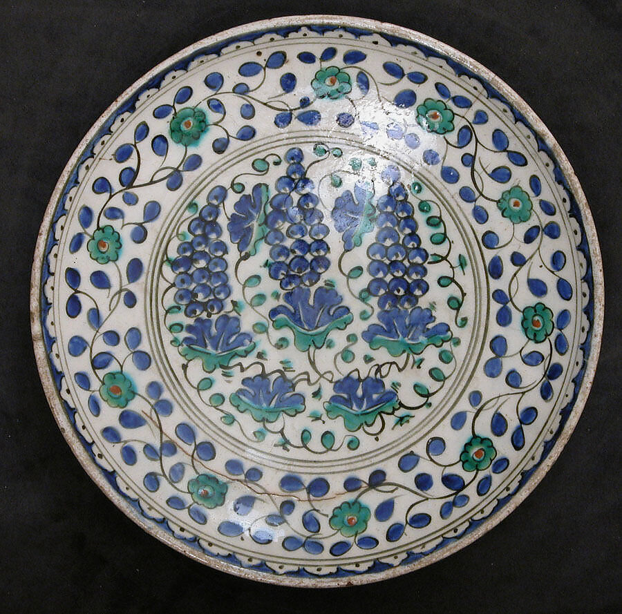 Dish, Earthenware; glazed 