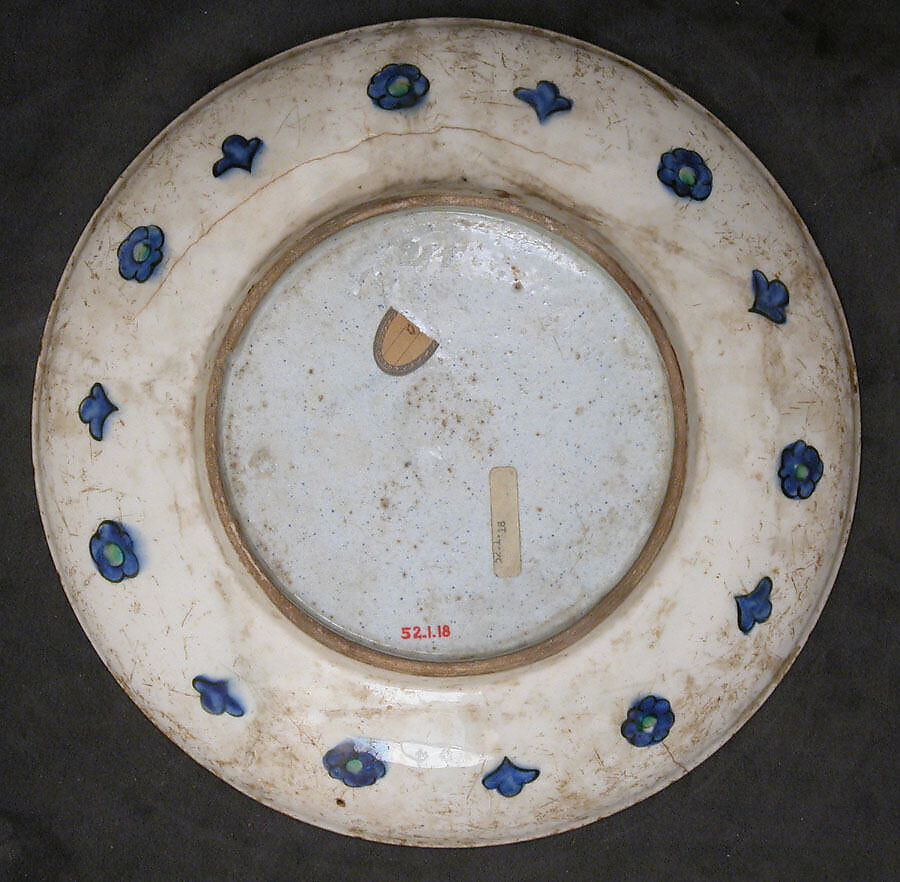 Dish, Earthenware; glazed
