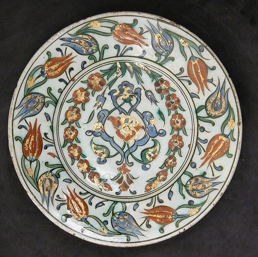 Dish, Earthenware; glazed 