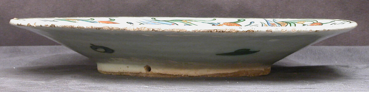 Dish, Earthenware; glazed