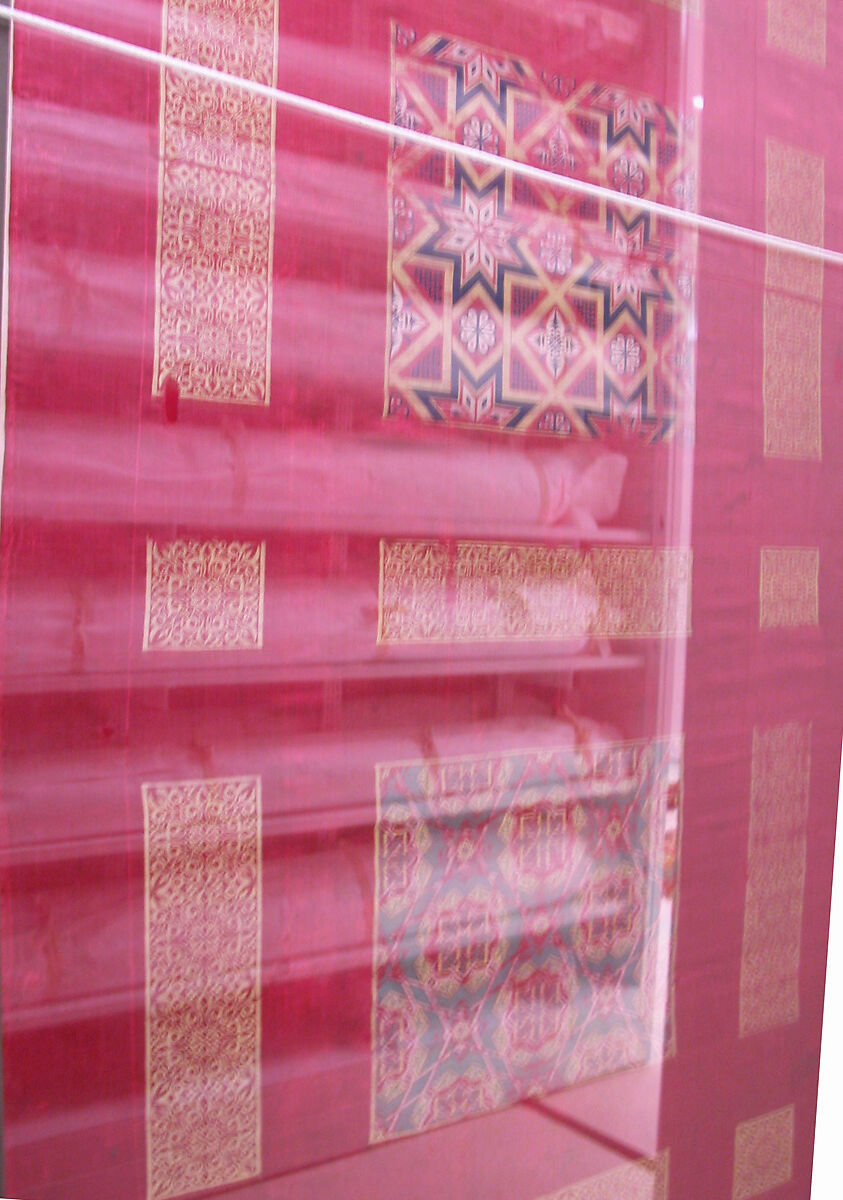 Silk Curtain, Silk; lampas