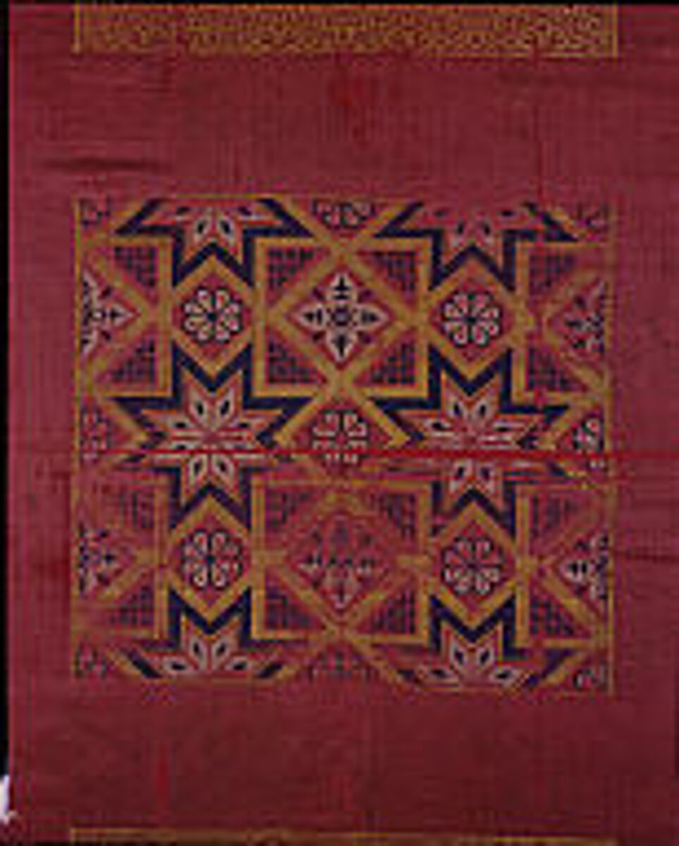 Silk Curtain, Silk; lampas