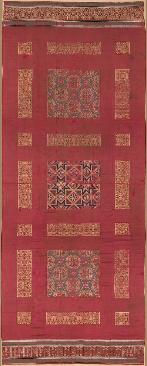 Silk Curtain, Silk; lampas 