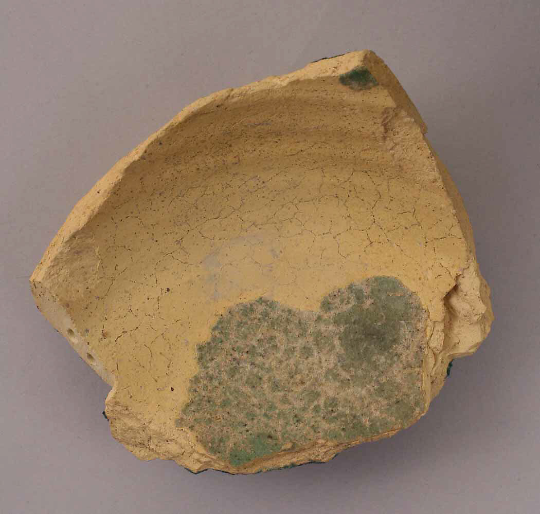 Fragment of a Jar, Earthenware; glazed