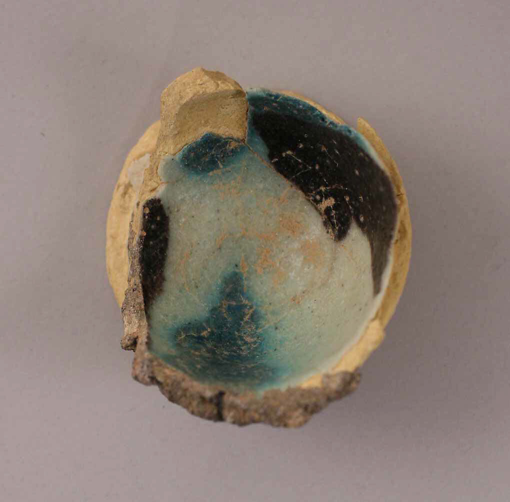 Fragment of a Jar, Earthenware; glazed