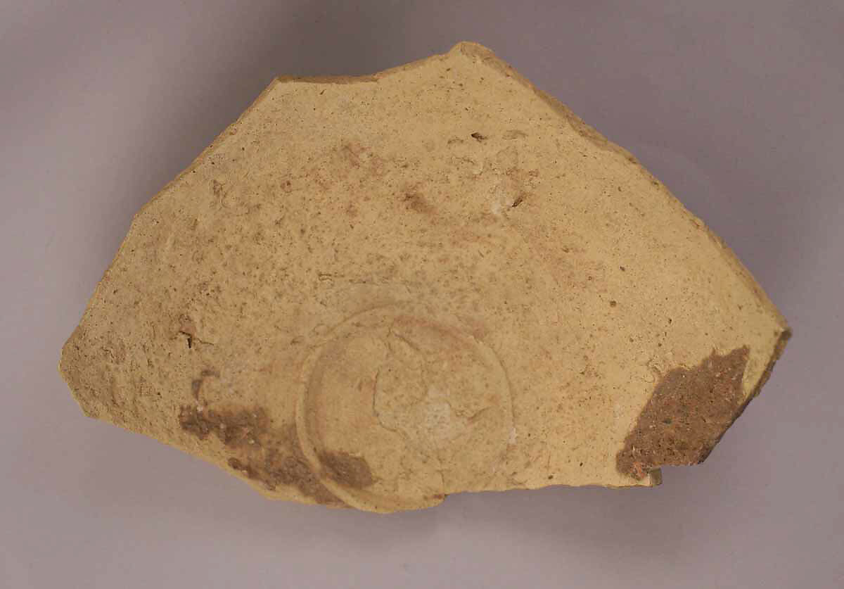 Fragment, Earthenware; unglazed 