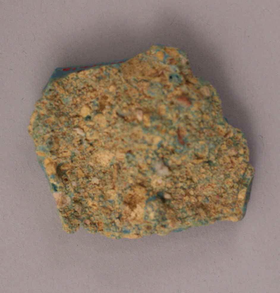 Ceramic Fragment, Earthenware; glazed