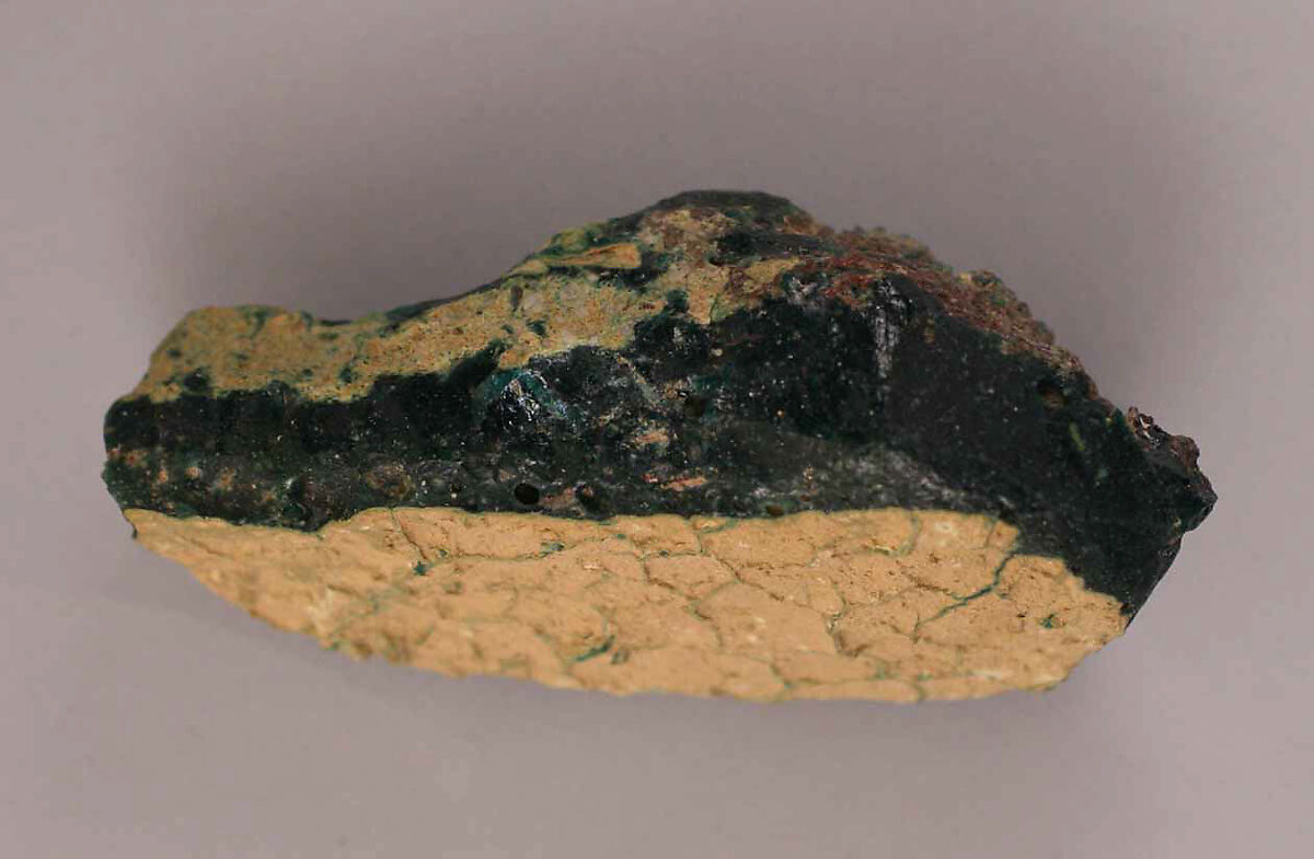 Ceramic Fragment, Glass residue