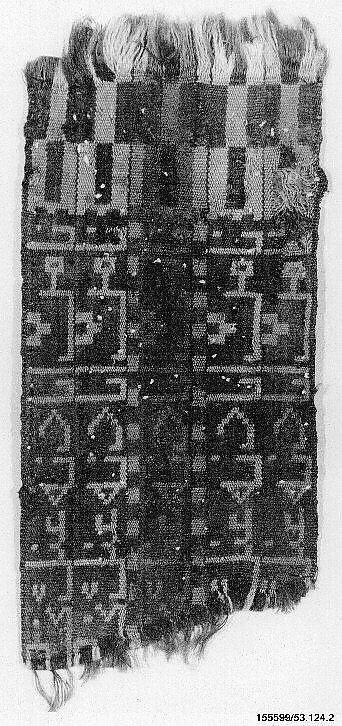 Band Fragment, Wool; double weave 