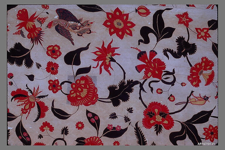 Bed Cover or Wall Hanging, Cotton, silk; plain weave, embroidered, originally quilted