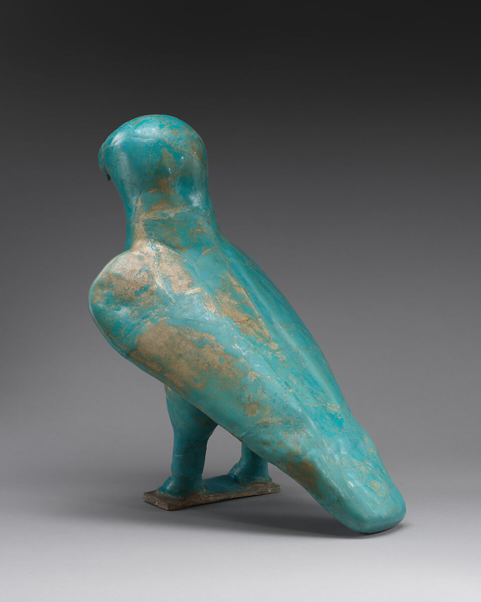 Figure of a Predatory Bird, Stonepaste; monochrome glazed