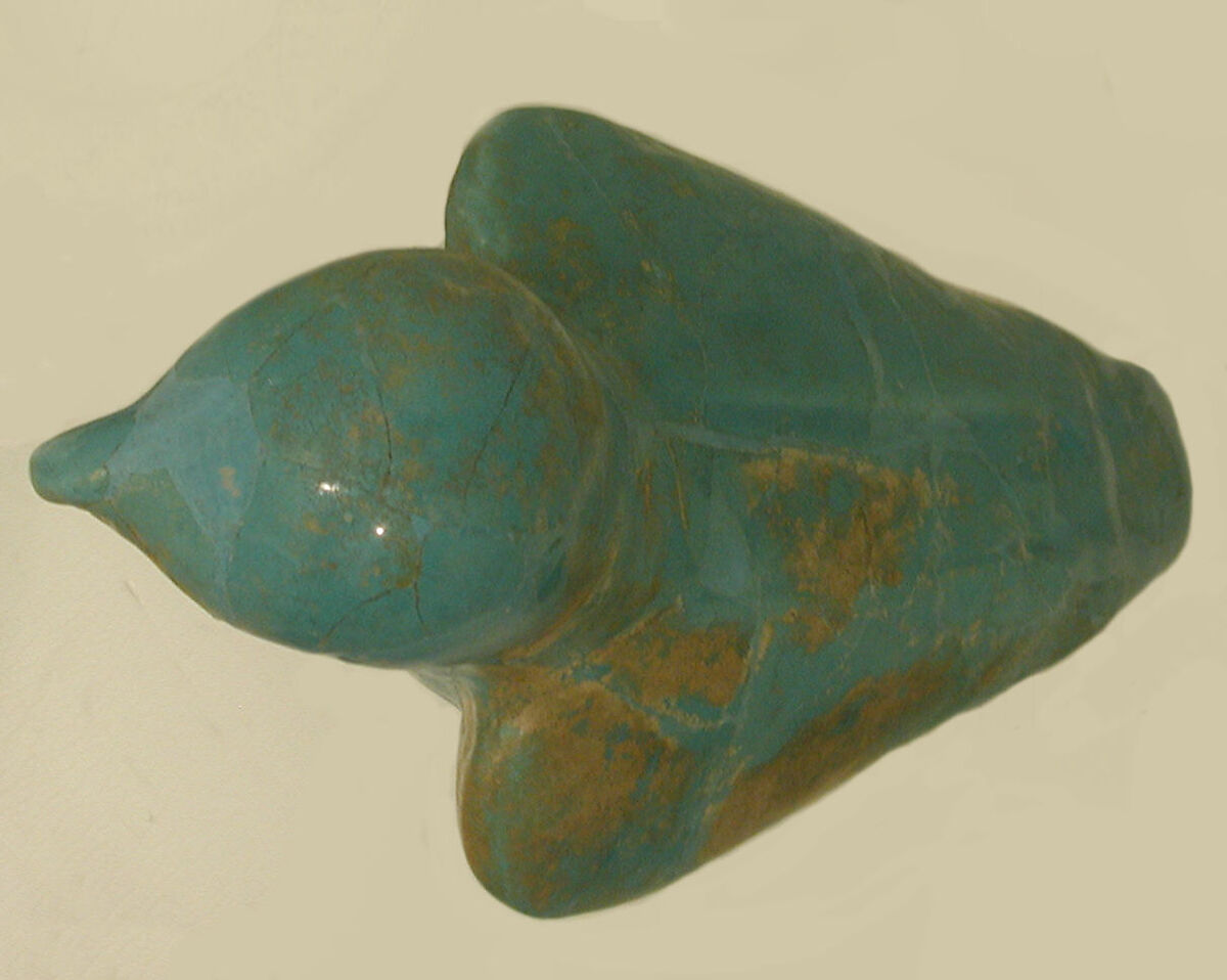 Figure of a Predatory Bird, Stonepaste; monochrome glazed