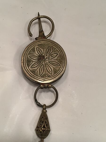 Pectoral Ornament, Silver, enamel, and coral