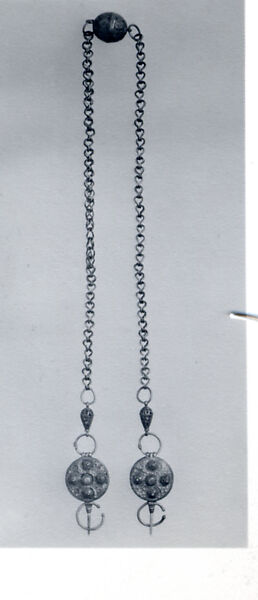 Pectoral Ornament, Silver, enamel, and coral