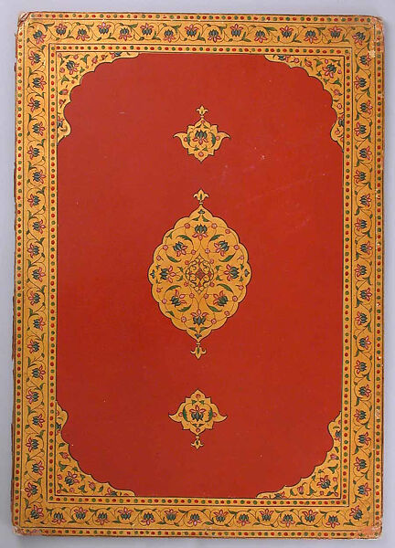 Bookbinding, Leather on laminated paper board, painted and lacquered