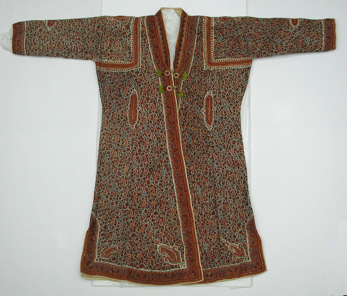 Coat (Choga), Wool; embroidered 