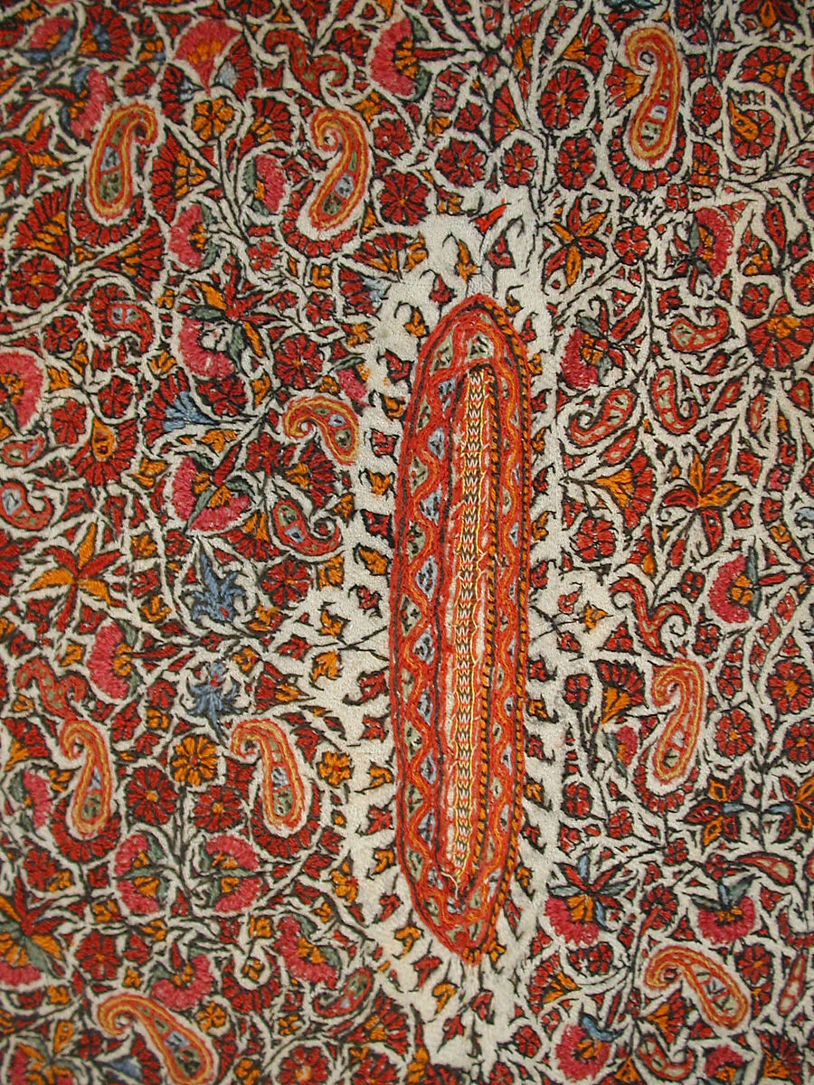 Coat (Choga), Wool; embroidered