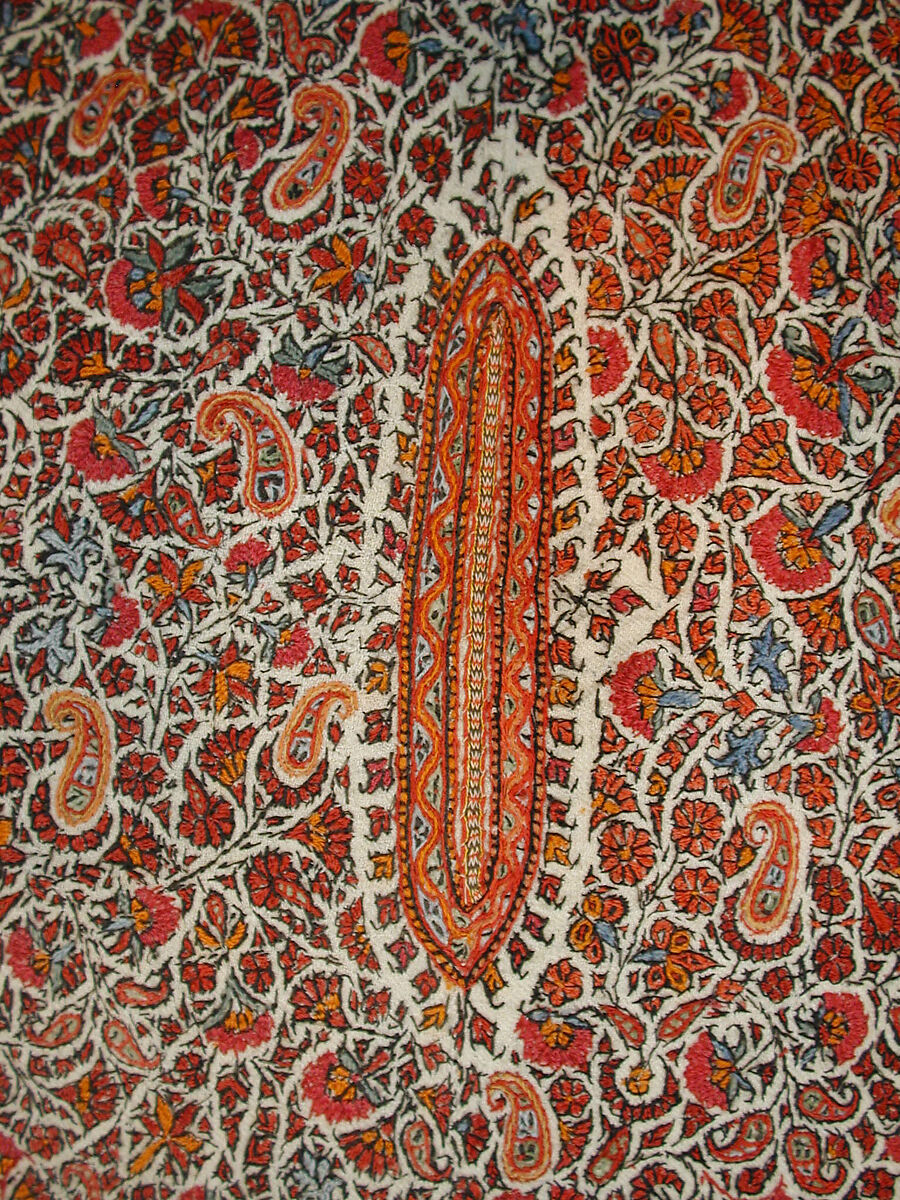 Coat (Choga), Wool; embroidered