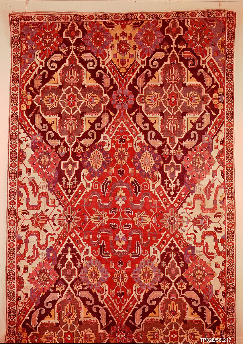 The 'Nigde' Carpet, Cotton (warp and weft), wool (pile); symmetrically knotted pile