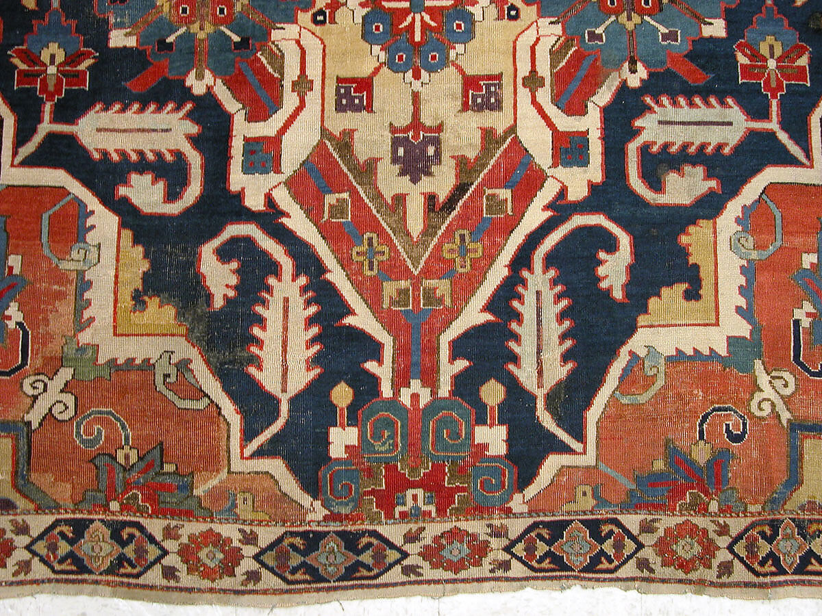 The 'Nigde' Carpet, Cotton (warp and weft), wool (pile); symmetrically knotted pile