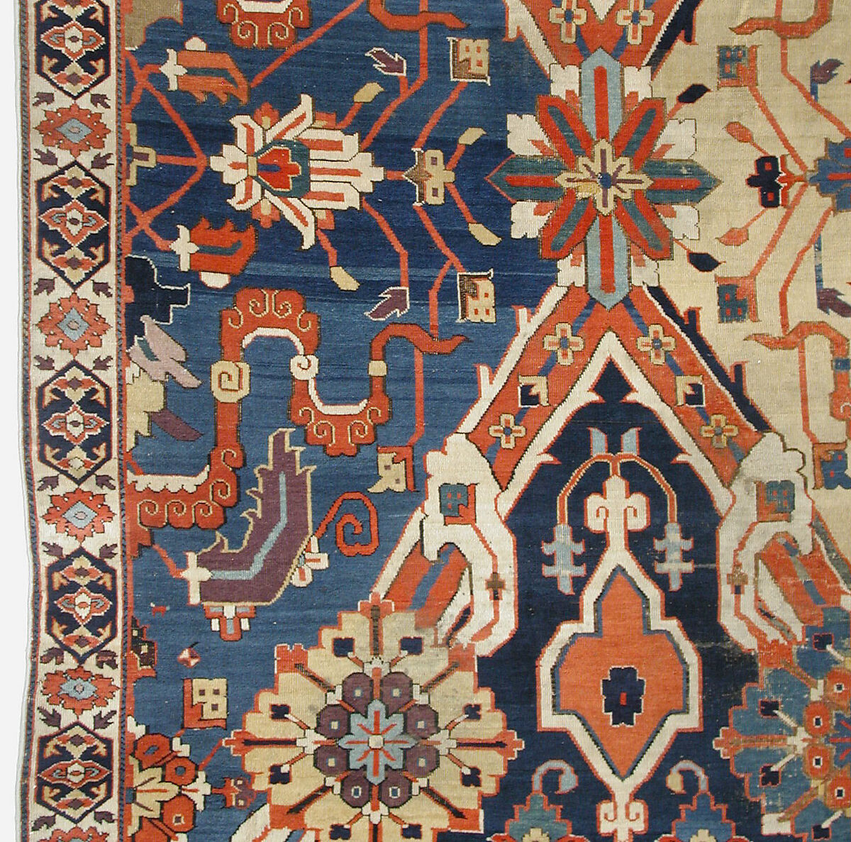 The 'Nigde' Carpet, Cotton (warp and weft), wool (pile); symmetrically knotted pile