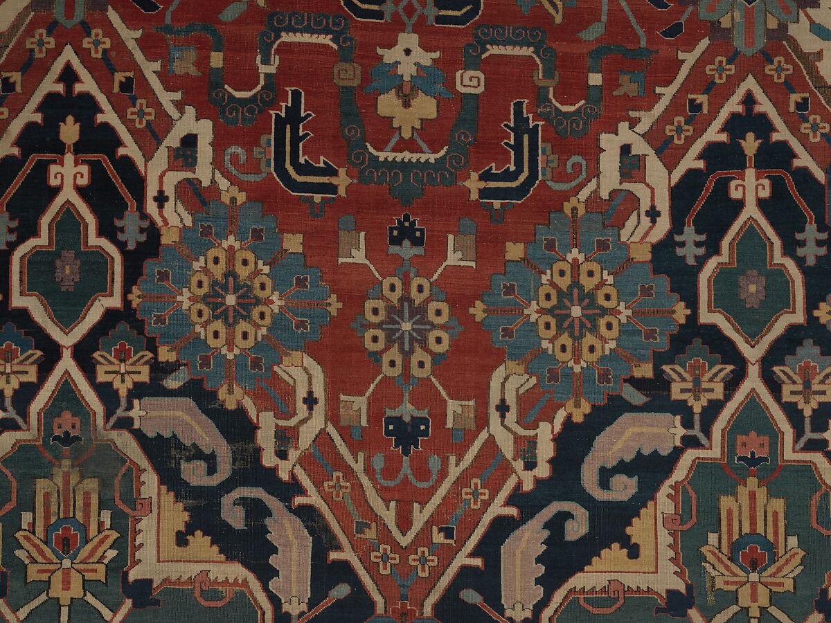 The 'Nigde' Carpet, Cotton (warp and weft), wool (pile); symmetrically knotted pile