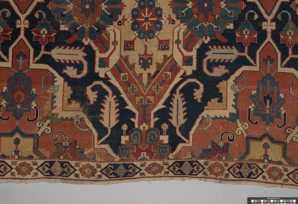 The 'Nigde' Carpet, Cotton (warp and weft), wool (pile); symmetrically knotted pile