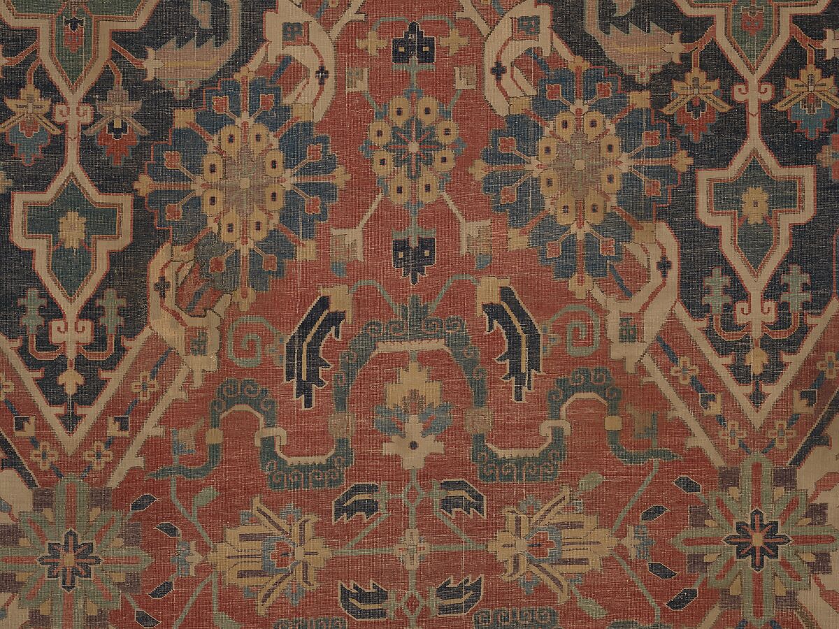 The 'Nigde' Carpet, Cotton (warp and weft), wool (pile); symmetrically knotted pile