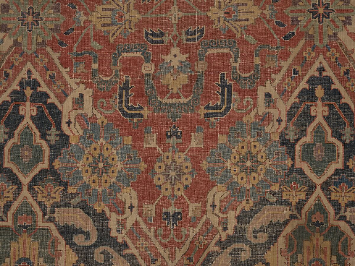 The 'Nigde' Carpet, Cotton (warp and weft), wool (pile); symmetrically knotted pile