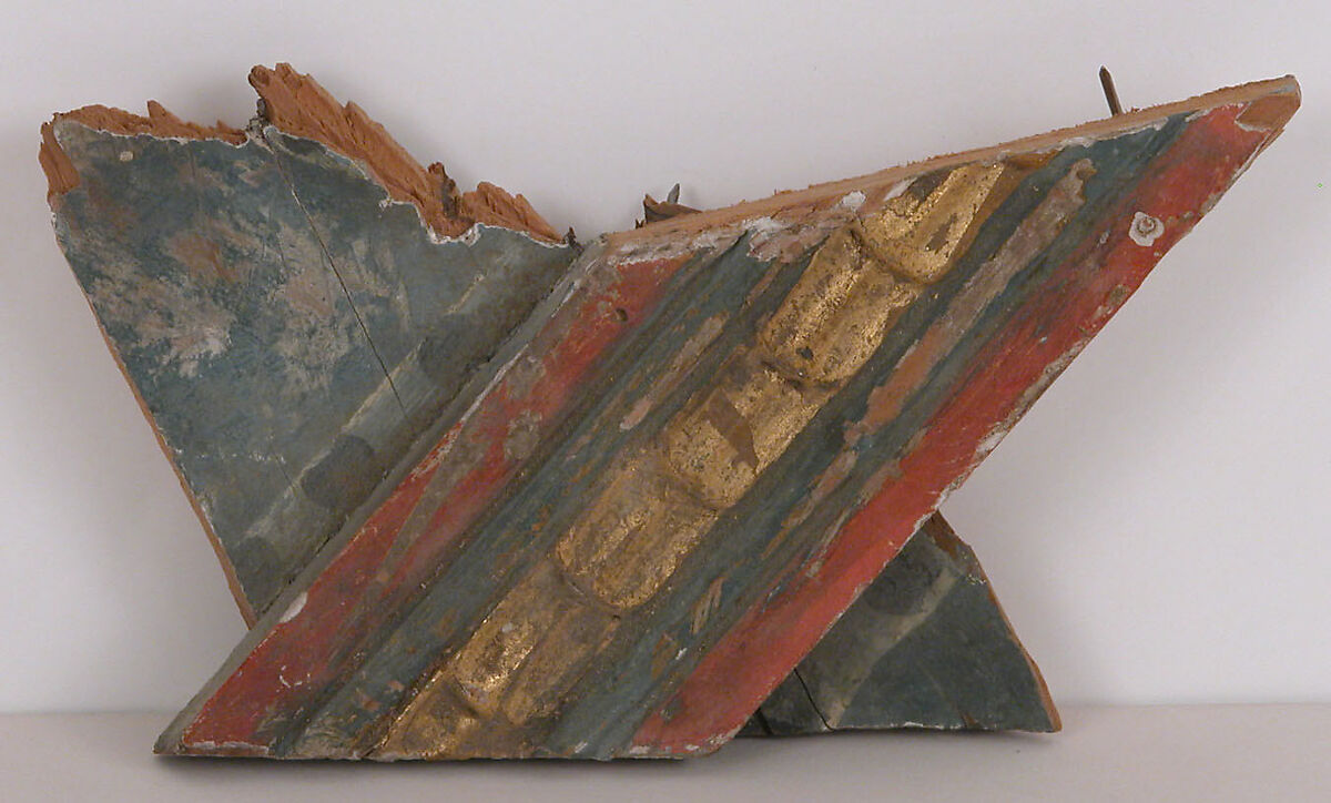 Ceiling, Wood; carved, painted, and gilded