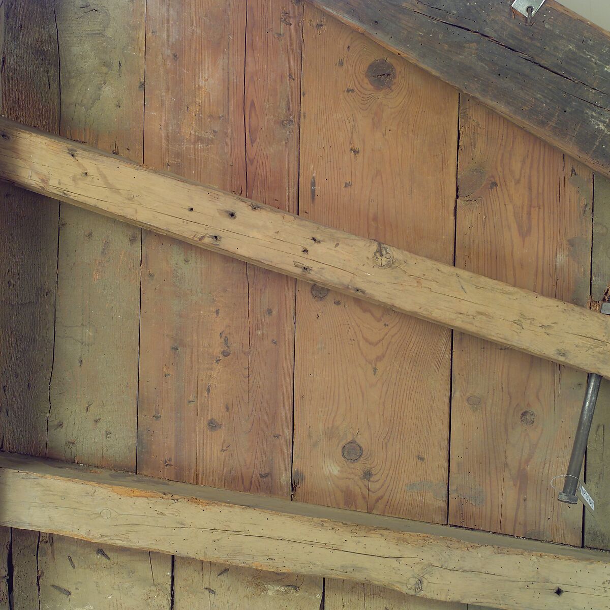 Ceiling, Wood; carved, painted, and gilded