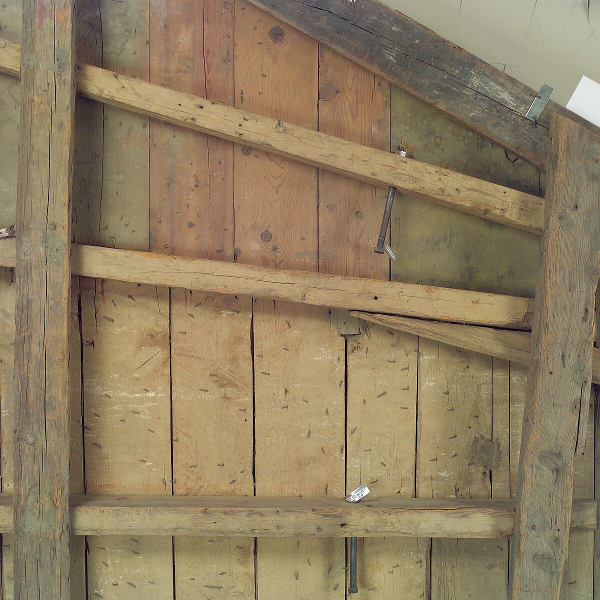 Ceiling, Wood; carved, painted, and gilded