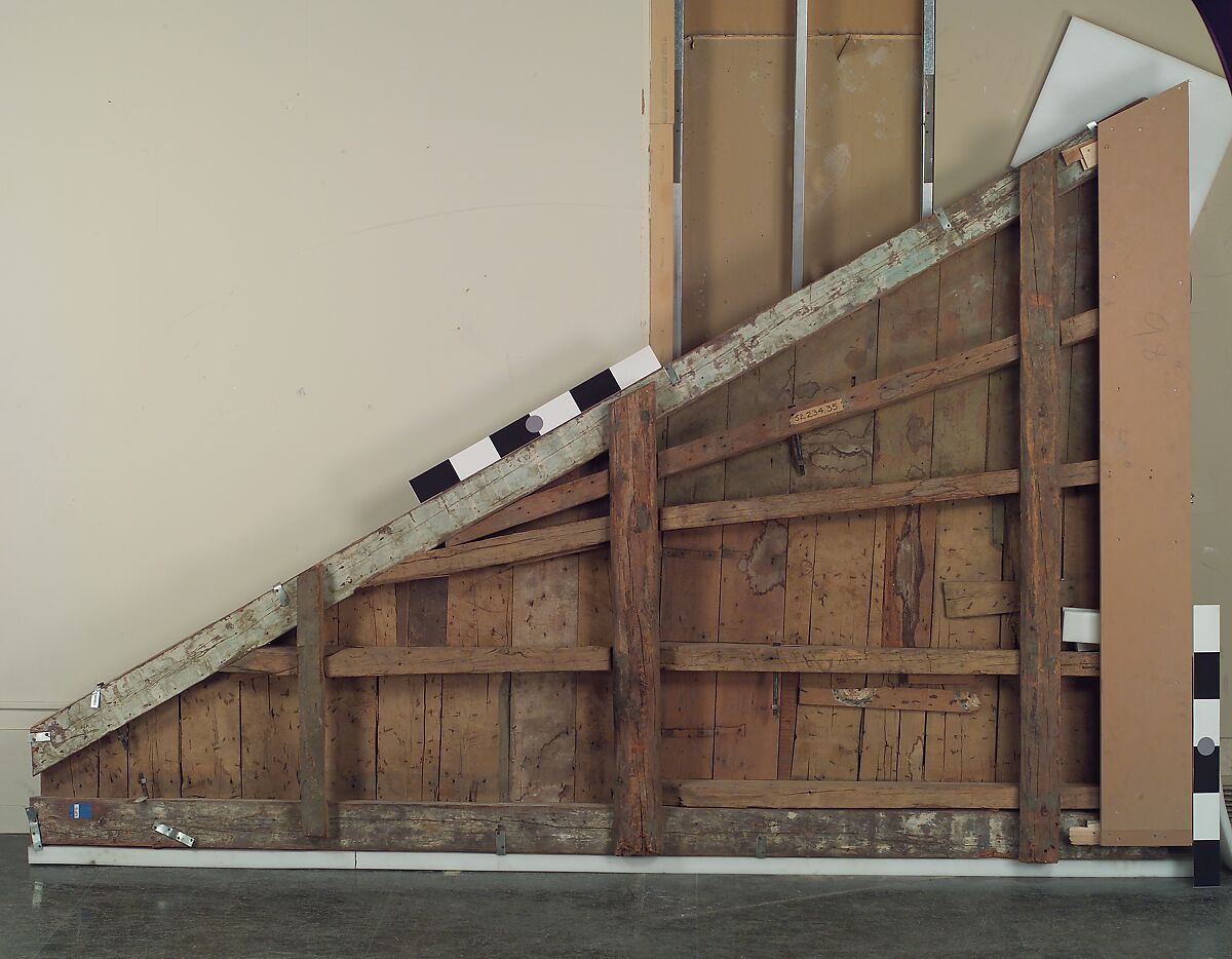 Ceiling, Wood; carved, painted, and gilded