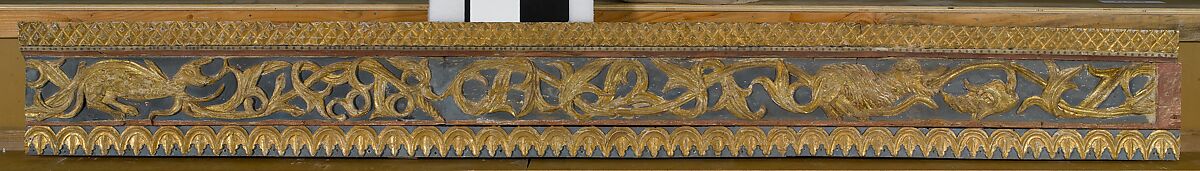 Ceiling, Wood; carved, painted, and gilded