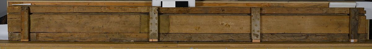 Ceiling, Wood; carved, painted, and gilded